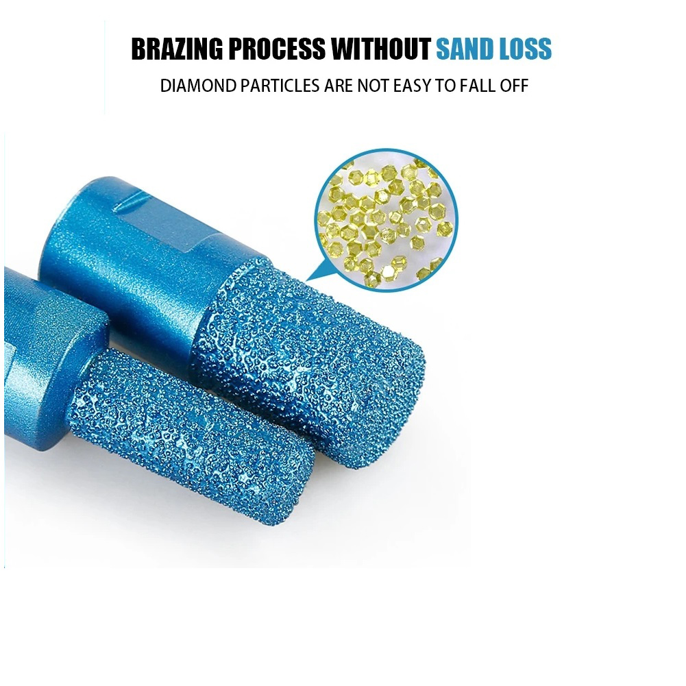 M10 Thread Vaccum Brazed Diamo - Rolling Pin Marble บทวิจารณ์และราคา