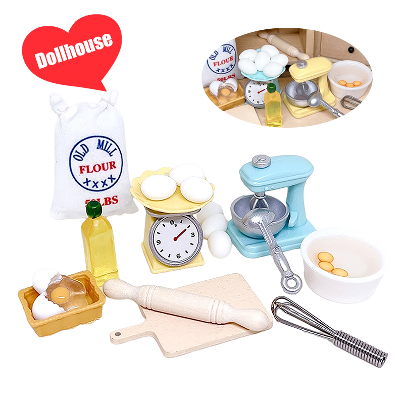 1Set 1:12 Dollhouse Miniature  - Kitchen With Baking Area บทวิจารณ์และราคา