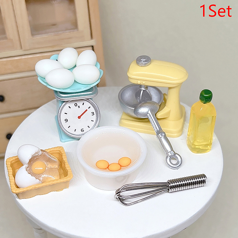 1Set 1:12 Dollhouse Miniature  - Kitchen With Baking Area บทวิจารณ์และราคา