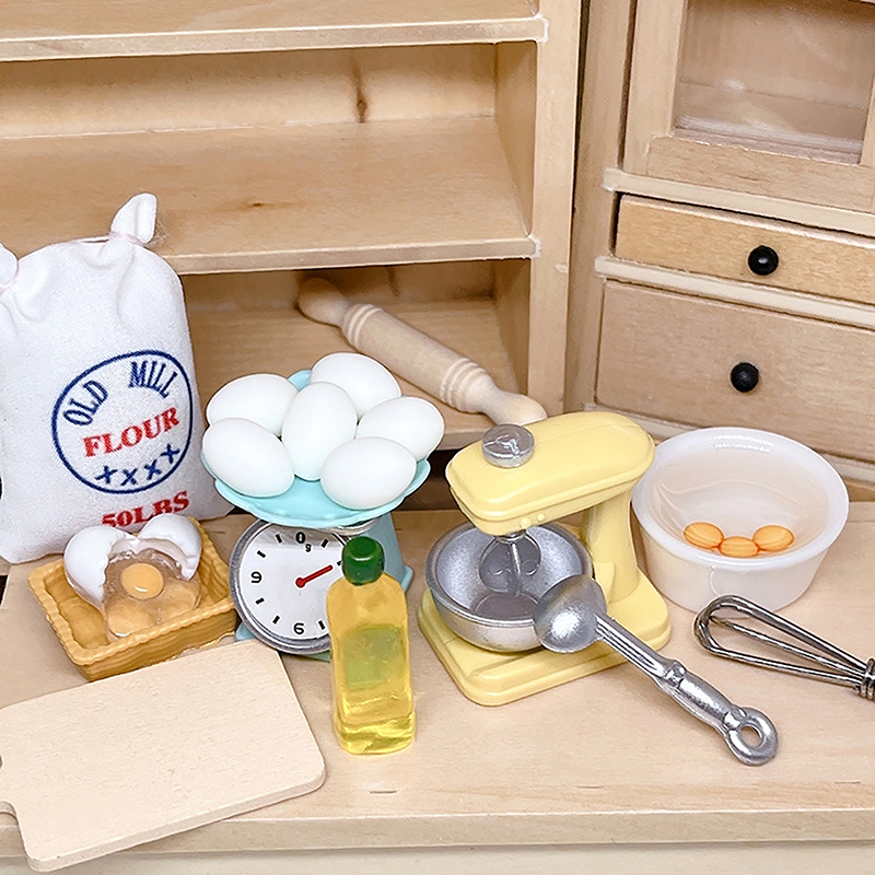 1Set 1:12 Dollhouse Miniature  - Kitchen With Baking Area บทวิจารณ์และราคา