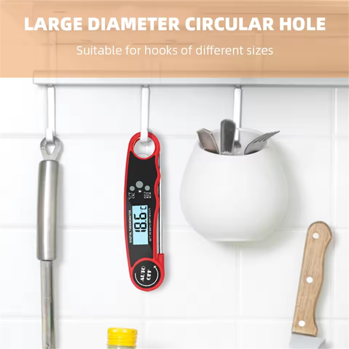 A002 Food Thermometer Kitchen  - Kitchen With Baking Area บทวิจารณ์และราคา