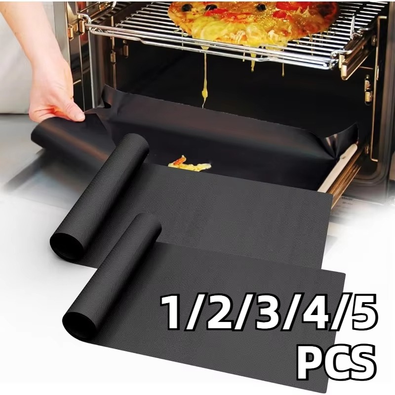 1/2/3/4/5PCS Black BBQ Grill M - Kitchen Baking Oven บทวิจารณ์และราคา