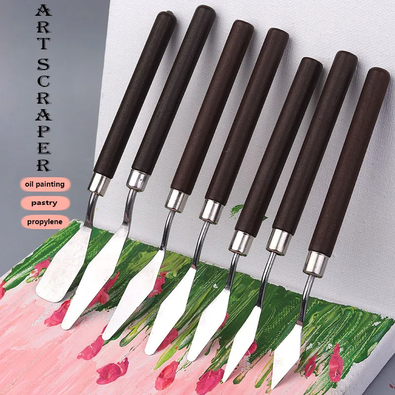 Stainless Steel Artist Spatula - Kitchen Baking Drawing บทวิจารณ์และราคา