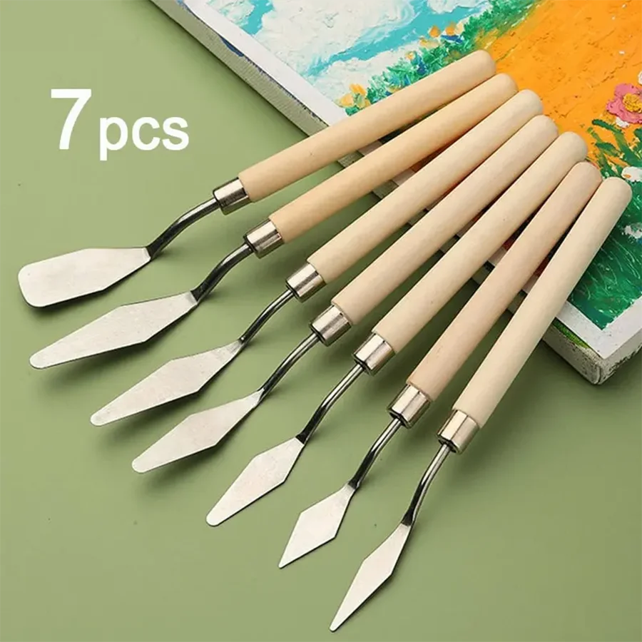 Stainless Steel Artist Spatula - Kitchen Baking Drawing บทวิจารณ์และราคา