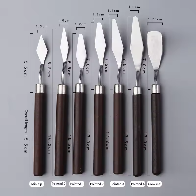 Stainless Steel Artist Spatula - Kitchen Baking Drawing บทวิจารณ์และราคา