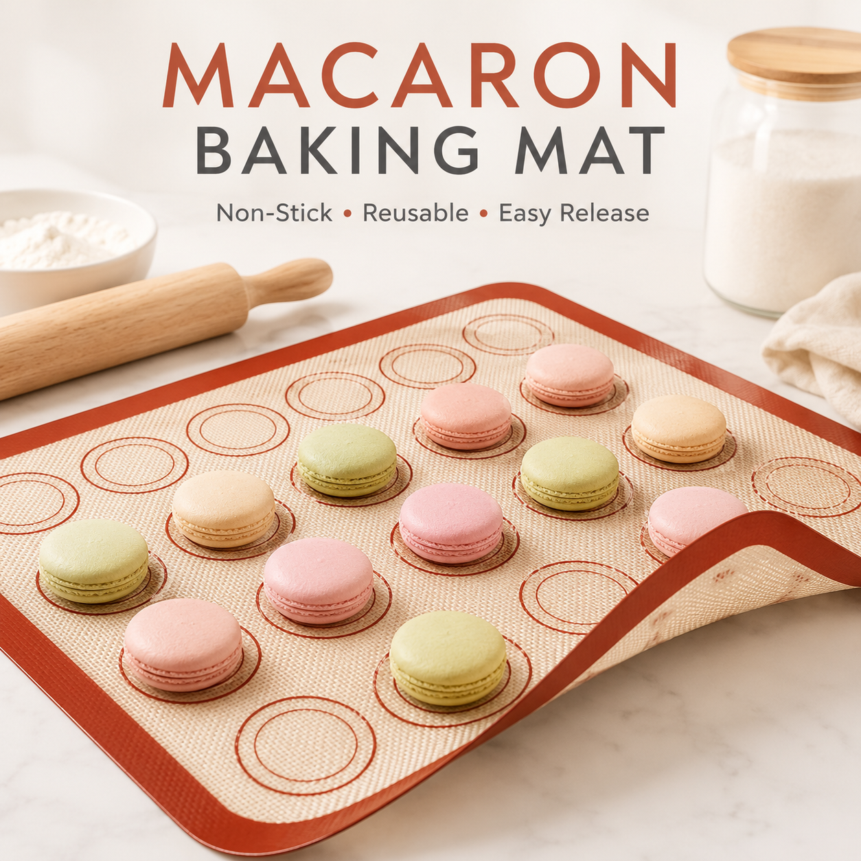 42x30cm Silicone Baking Mat No - Kitchen Baking Oven บทวิจารณ์และราคา
