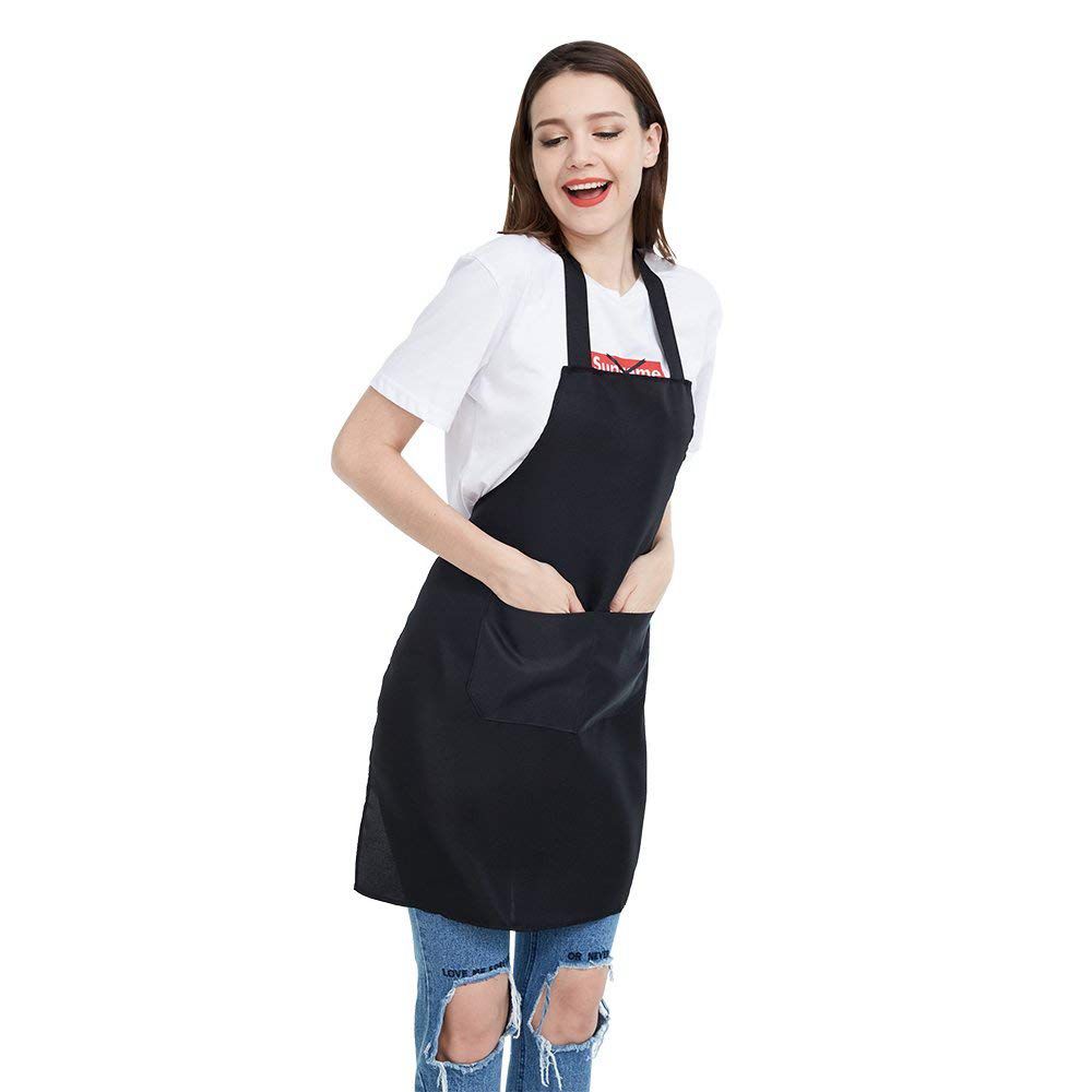 12 Pack Bib Apron - Unisex Bla - Kitchen Baking Drawing บทวิจารณ์และราคา