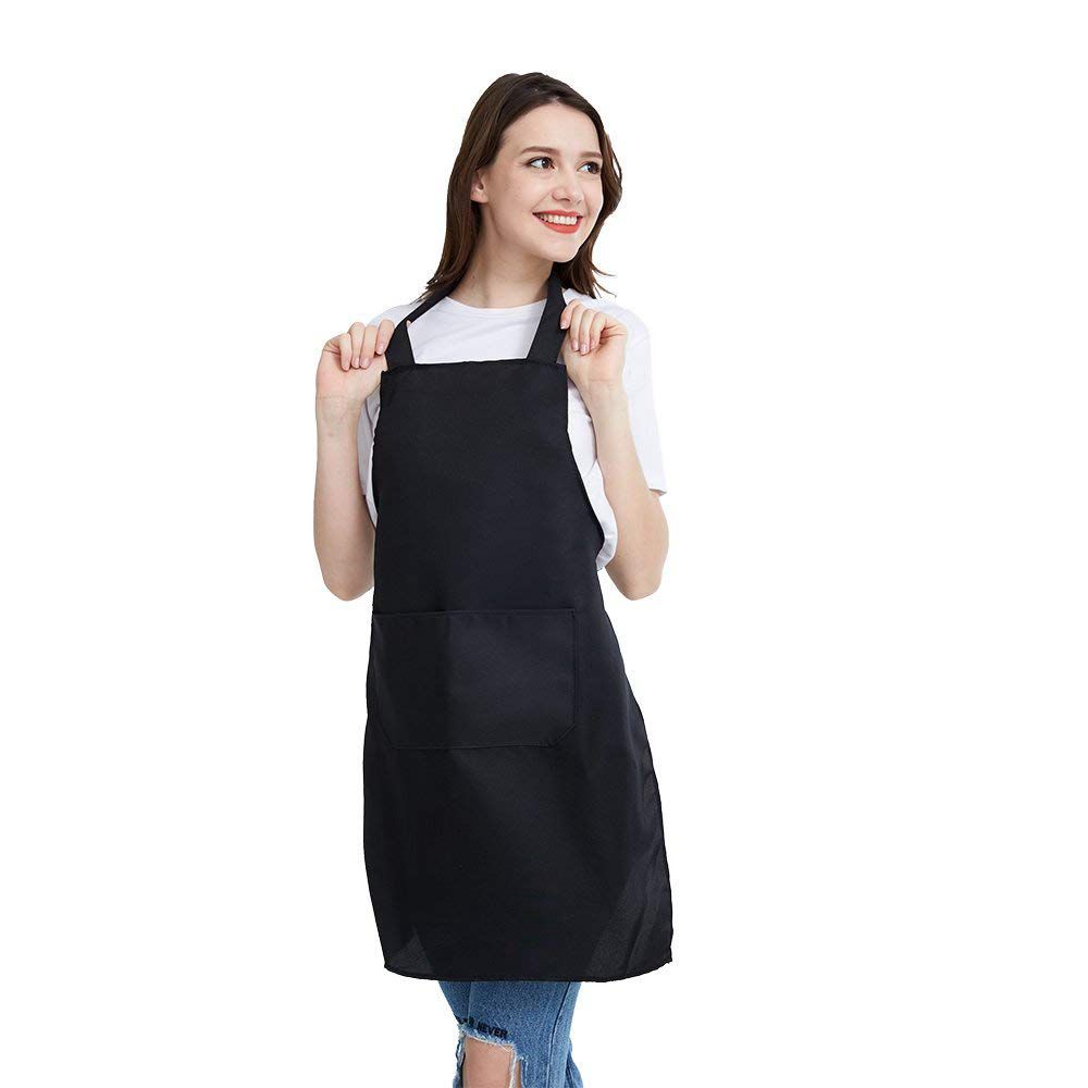 12 Pack Bib Apron - Unisex Bla - Kitchen Baking Drawing บทวิจารณ์และราคา