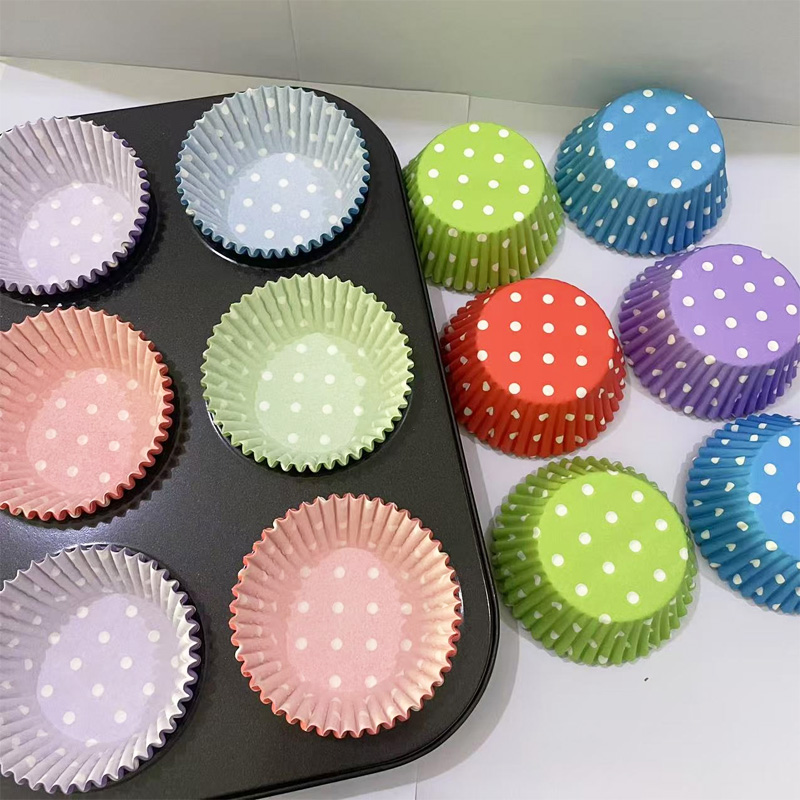 100Pcs/200Pcs Polka Dot Cake P - Kitchen Baking Paper บทวิจารณ์และราคา