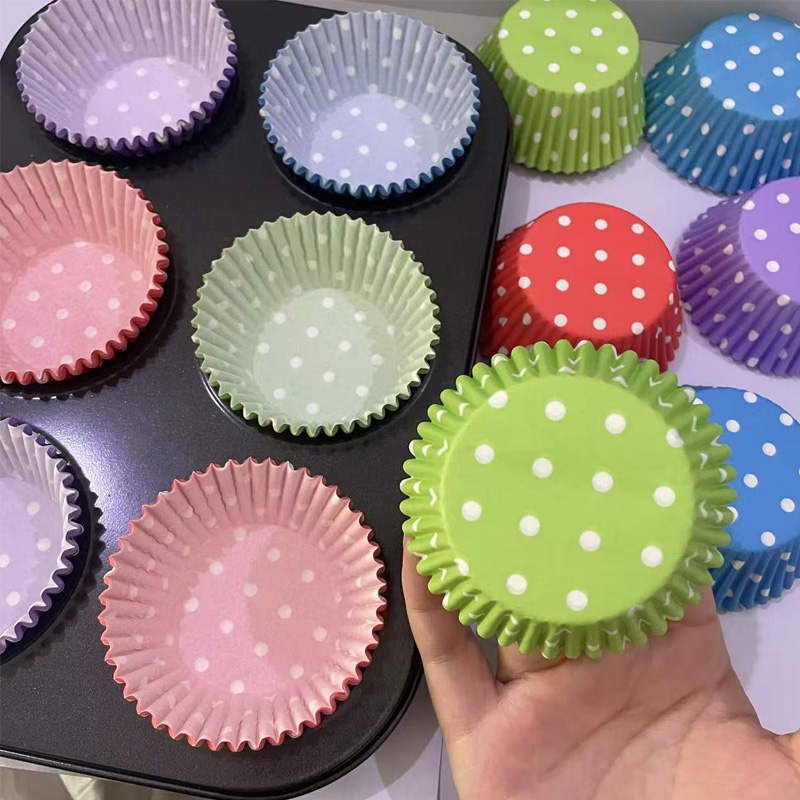 100Pcs/200Pcs Polka Dot Cake P - Kitchen Baking Paper บทวิจารณ์และราคา