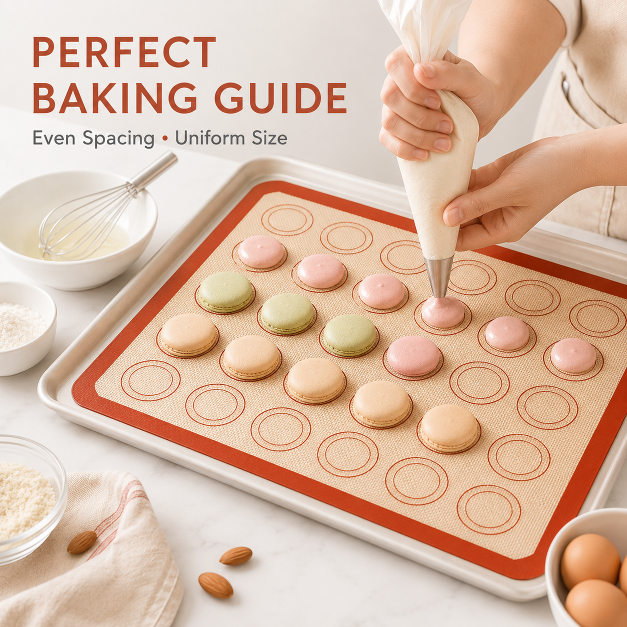 Non Stick Silicone Baking Mat  - Kitchen Baking Oven บทวิจารณ์และราคา