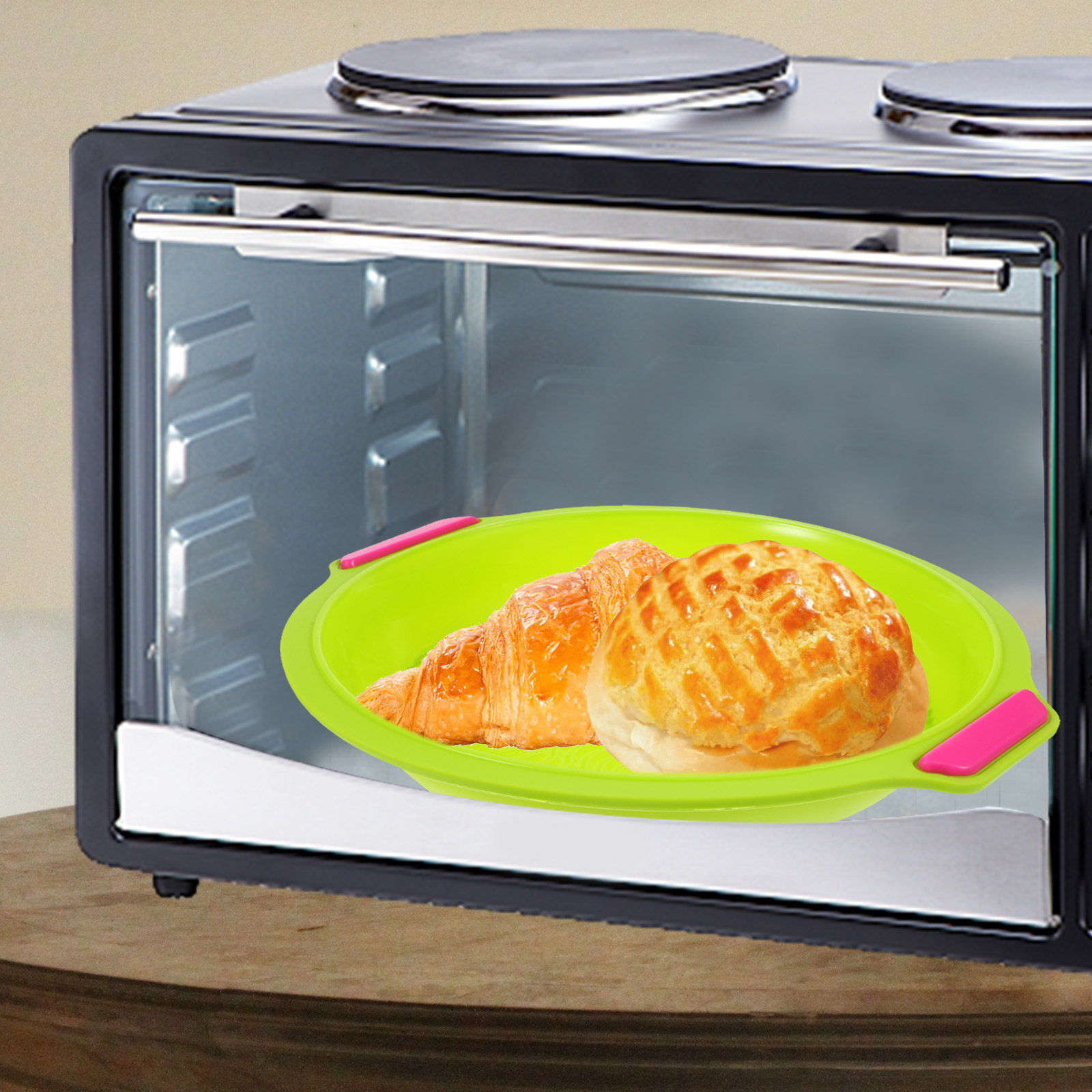 9 Inches Silicone Cake Pan Non - Kitchen Baking Pans บทวิจารณ์และราคา