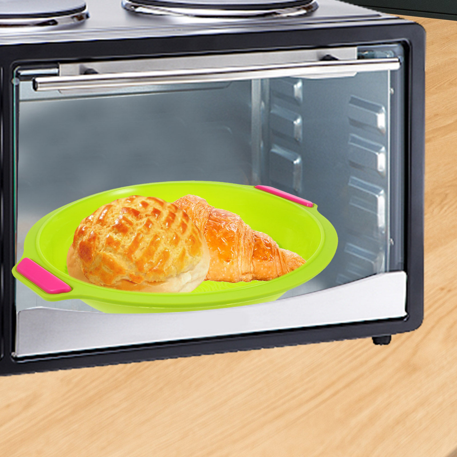 9 Inches Silicone Cake Pan Non - Kitchen Baking Pans บทวิจารณ์และราคา