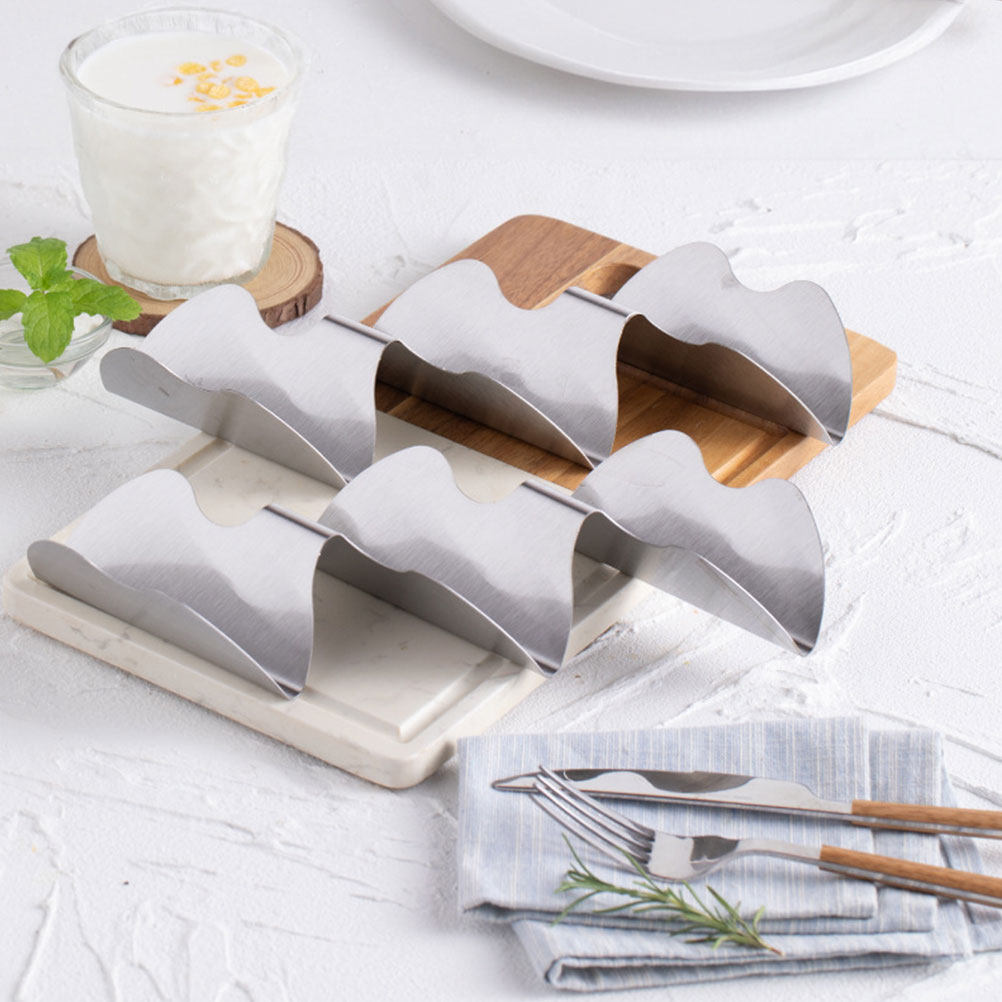 Stainless Steel Taco Holder Bu - Baking Kitchen Design บทวิจารณ์และราคา