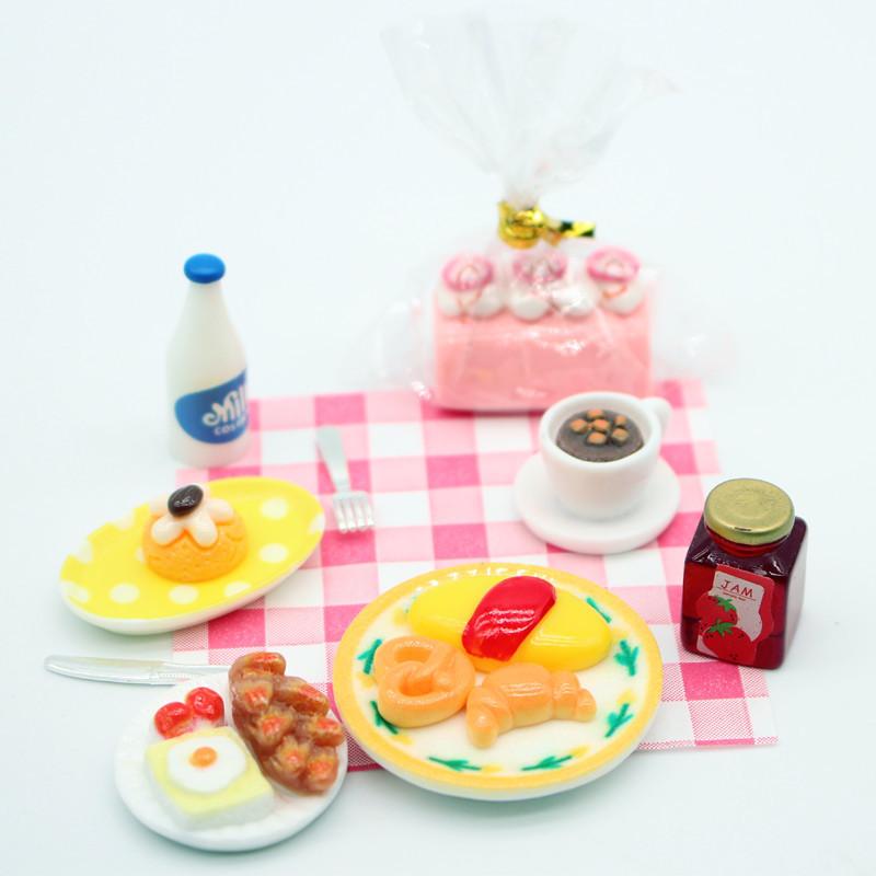 1Set Dollhouse Mini Breakfast  - Kitchen With Baking Area บทวิจารณ์และราคา