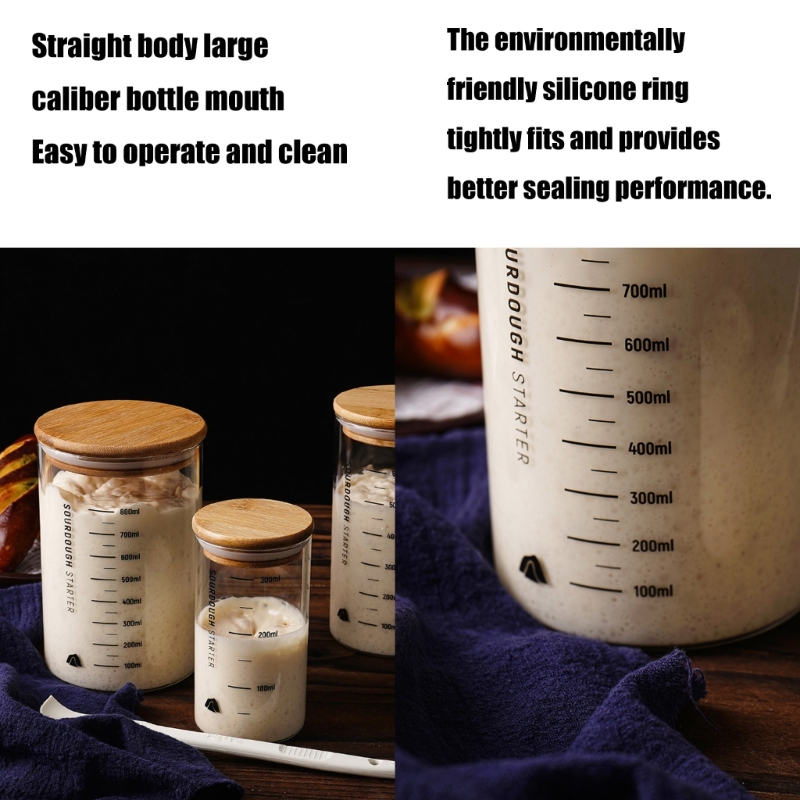 Sourdough Proofing Jar Kitchen - Kitchen Baking Storage Containers บทวิจารณ์และราคา