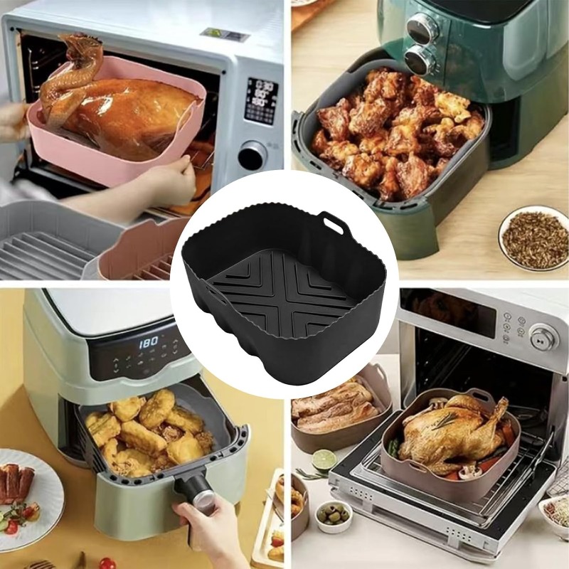 Reusable Silicone Air Fryer Li - Kitchen Baking Oven บทวิจารณ์และราคา