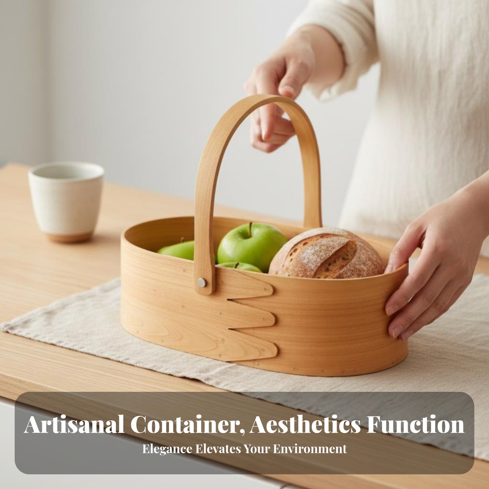 Handled Wood Chip Container Ja - Kitchen Baking Set บทวิจารณ์และราคา